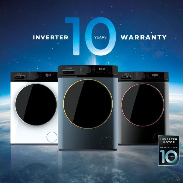 Lavadora Cecotec 8610 Inverter Titanium A 1400 rpm 8 kg 6