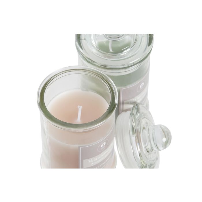 DKD Home Decor Vela Basicos Decoración Rosa Palo Verde en Bote de Cristal 6x11x6 cm 98g (Pack 12 Unidades) 2 DKD Home Decor Vela Basicos Decoración Rosa Palo Verde en Bote de Cristal 6x11x6 cm 98g (Pack 12 Unidades) 2