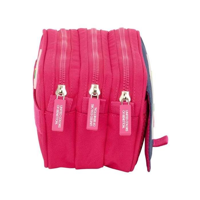 Safta Portatodo Triple Big Benetton Cherry 21,5x10x8cm 2 Safta Portatodo Triple Big Benetton Cherry 21,5x10x8cm 2