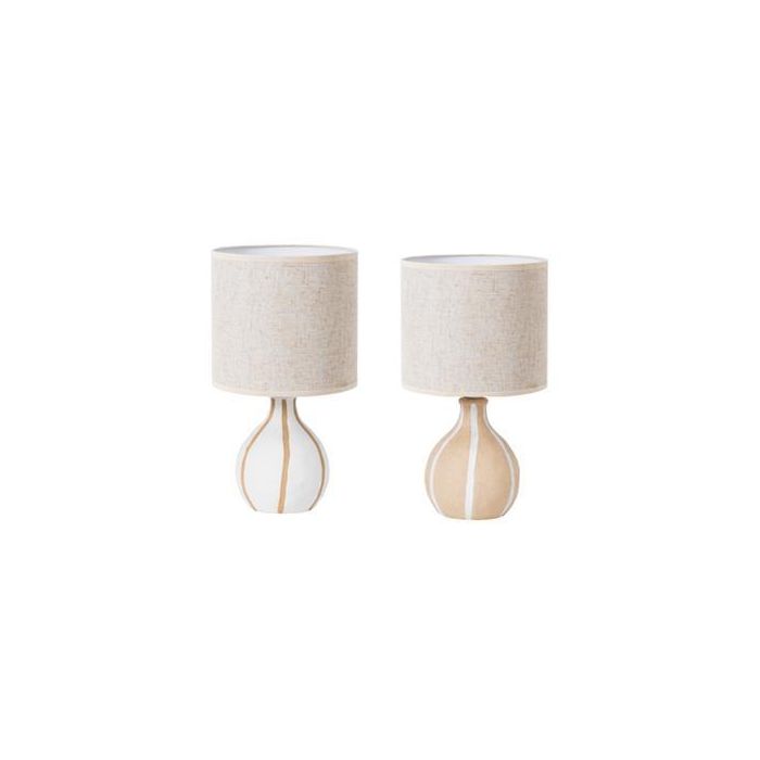 Lampara Sobremesa Urban DKD Home Decor Marron Beige 18 x 32 x 18 cm (6 Unidades) Lampara Sobremesa Urban DKD Home Decor Marron Beige 18 x 32 x 18 cm (6 Unidades)