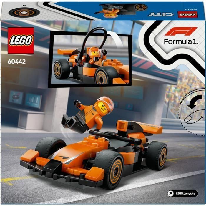 LEGO 60442 Coche de Carreras McLaren de F1 con Piloto de Competición | Juguete Set de Construcción LEGO City para Niños +6 Años 5 LEGO 60442 Coche de Carreras McLaren de F1 con Piloto de Competición | Juguete Set de Construcción LEGO City para Niños +6 Años 5