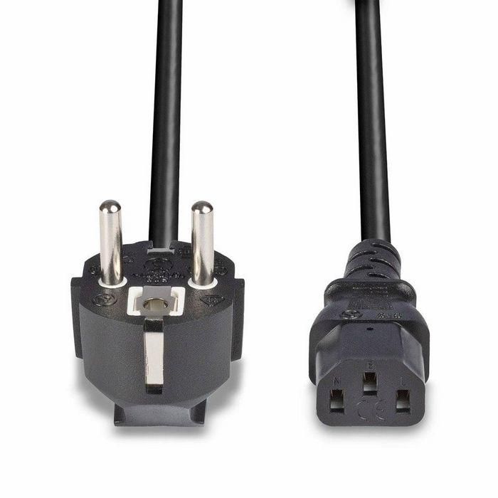 Lindy 3m Schuko 2 Pin Plug to IEC C13 Power Cable, Black 2 Lindy 3m Schuko 2 Pin Plug to IEC C13 Power Cable, Black 2