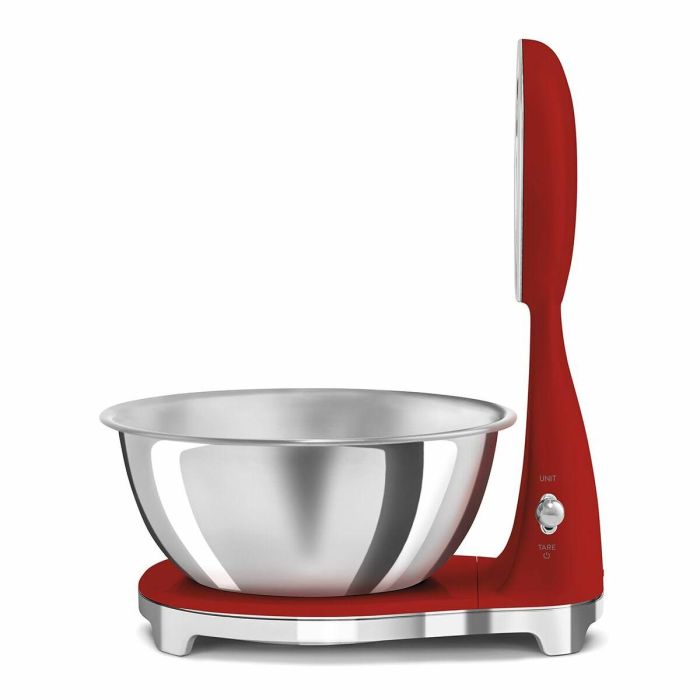 Báscula de Cocina Smeg KSF01RDWW Rojo 5 Báscula de Cocina Smeg KSF01RDWW Rojo 5