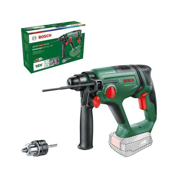 Taladro percutor UniversalHammer de 18 V (solo) + adaptador SRE Taladro percutor UniversalHammer de 18 V (solo) + adaptador SRE