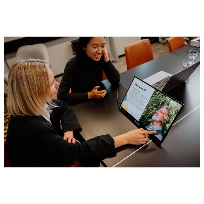 Verbatim Monitor Portátil Táctil PMT-17-4K 17.3" 4K UHD Multimedia Negro 4