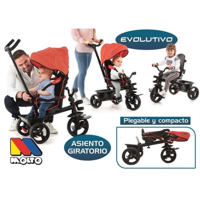 Triciclo urban trike basic 99 cm con freno doble y rueda libre 9