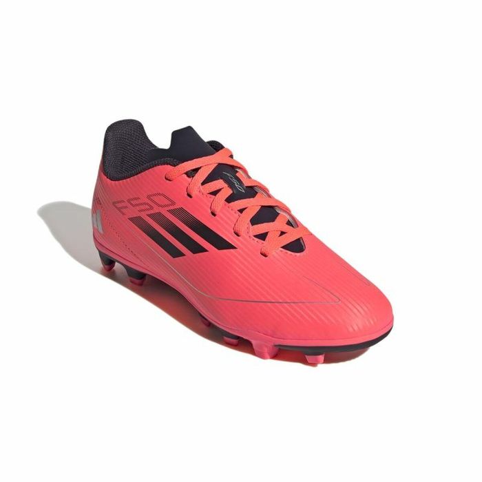 Botas de Fútbol para Niños Adidas F50 Club FxG Rosa Rojo Carmesí 10