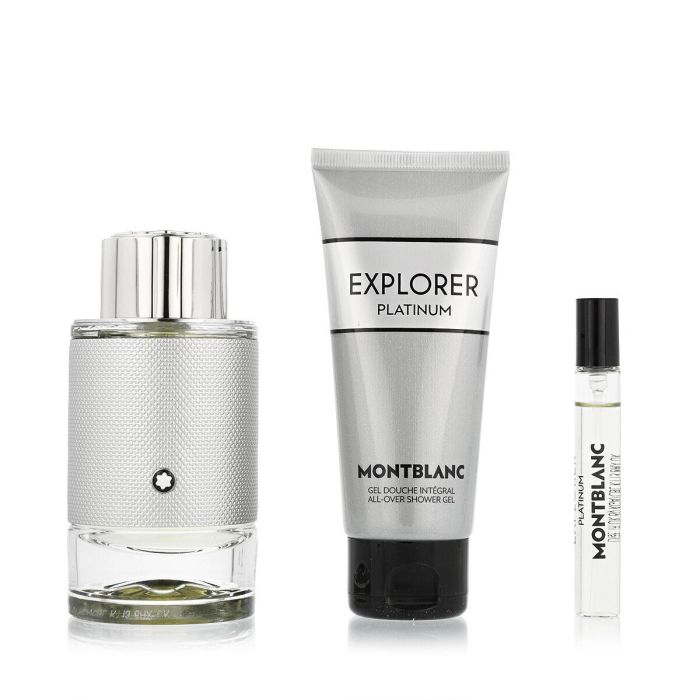 Perfume Mujer Montblanc Explorer Platinum EDP 3 Piezas 1