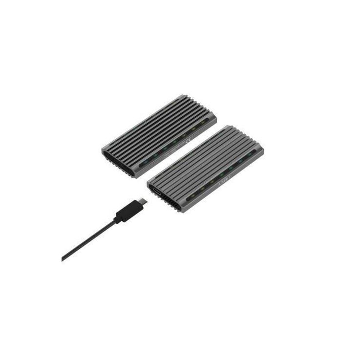AISENS CAJA EXTERNA M.2 RGB GAMING ASM2-RGB011GR SATA/NVME A USB3.1 GEN2, GRIS 2 AISENS CAJA EXTERNA M.2 RGB GAMING ASM2-RGB011GR SATA/NVME A USB3.1 GEN2, GRIS 2