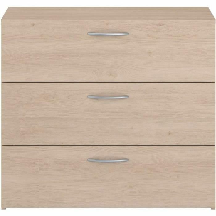 Parisot EASYLIFE7901CO3T Cómoda EASY LIFE de Roble con 3 cajones - 78,2 x 69,3 x 40,8 cm 2 Parisot EASYLIFE7901CO3T Cómoda EASY LIFE de Roble con 3 cajones - 78,2 x 69,3 x 40,8 cm 2