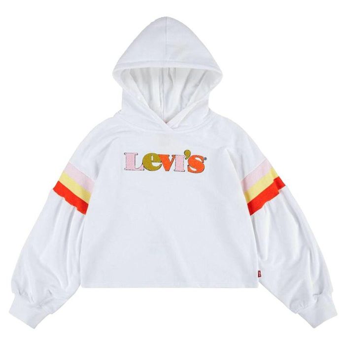 Sudadera Infantil Levi's Full Sleeve High Rise Blanco 14 Años 0 Sudadera Infantil Levi's Full Sleeve High Rise Blanco 14 Años 0