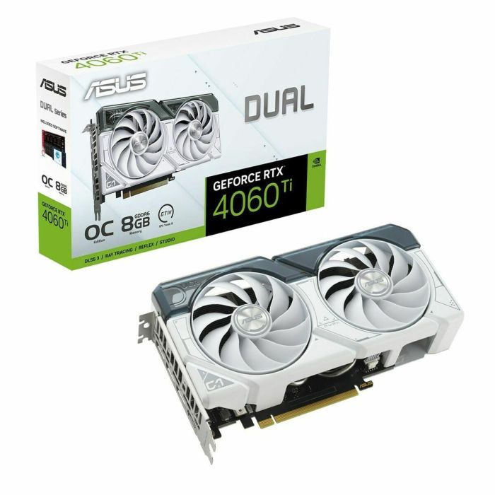 ASUS - Tarjeta gráfica - DUAL-RTX4060TI-O8G-WHITE 3