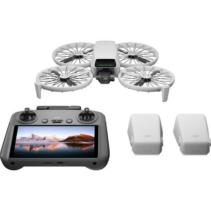 Drone con cámara - DJI - Flip Fly More Combo (DJI RC 2) (GL) - Protector de hélice plegable - CMOS 1/1.3 - HDR 4K/60 fps - 31 min de vuelo Drone con cámara - DJI - Flip Fly More Combo (DJI RC 2) (GL) - Protector de hélice plegable - CMOS 1/1.3 - HDR 4K/60 fps - 31 min de vuelo
