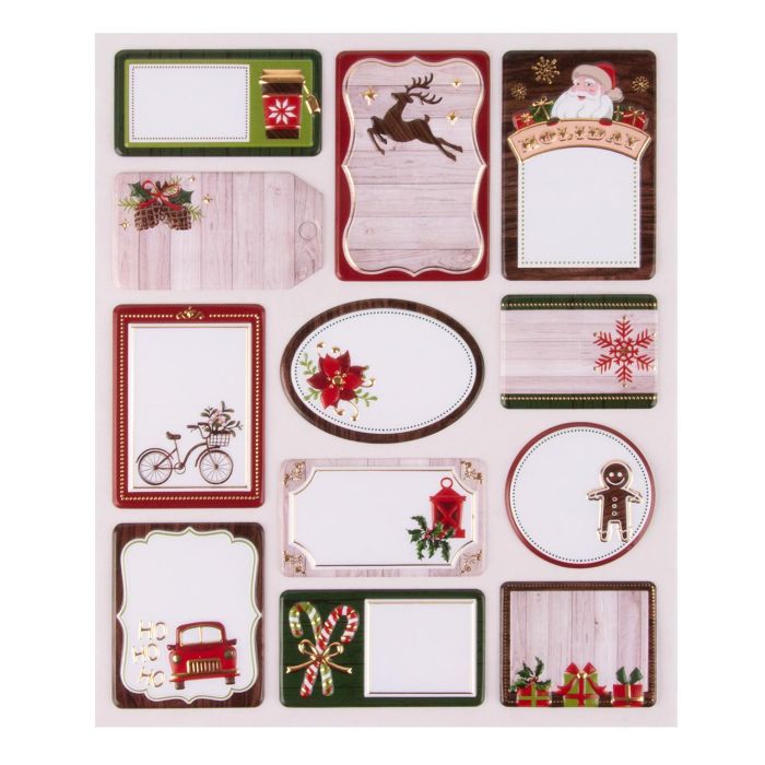 Etiquetas Regalo Navidad Piñas R.19816 Apli 1