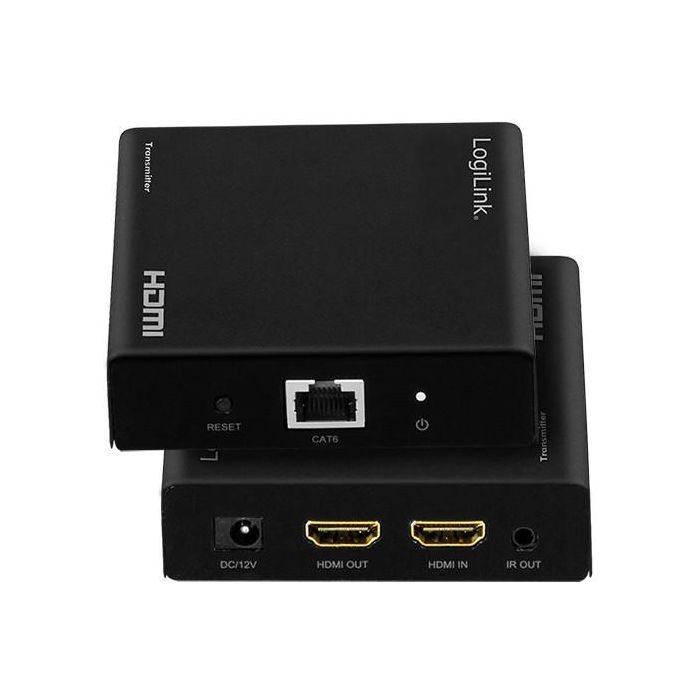 LogiLink HDMI Extender/Splitter Set sobre IP, 70m, 1x2-Puertos 6 LogiLink HDMI Extender/Splitter Set sobre IP, 70m, 1x2-Puertos 6