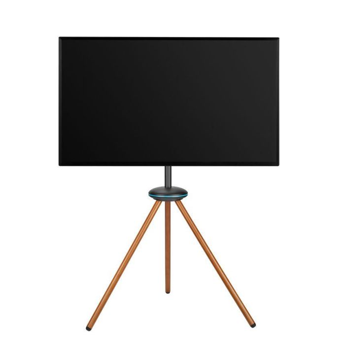 Vivolink Soporte TV Plegable de Madera/Acero, VESA 200x200 a 400x400, Carga Máx. 30 kg, Portátil con Bolsa para Exposiciones 9