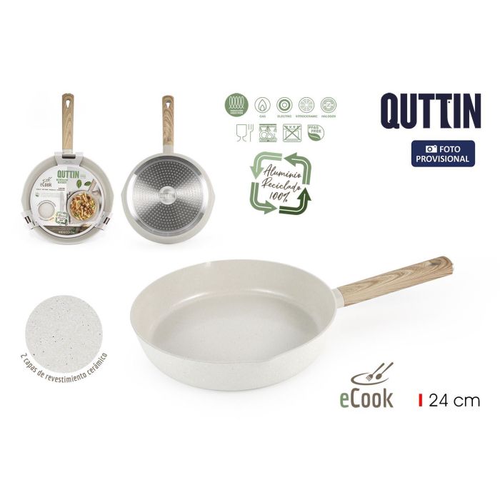 Quttin Sarten Ecook 24 cm (6 Unidades) 0 Quttin Sarten Ecook 24 cm (6 Unidades) 0