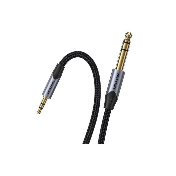 Cable Estéreo Vention BAUHG/ Jack 3.5 Macho - Jack 6.3 Macho/ 1.5m/ Gris 1 Cable Estéreo Vention BAUHG/ Jack 3.5 Macho - Jack 6.3 Macho/ 1.5m/ Gris 1