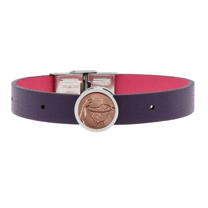 Pulsera Hombre Talent Jewels TJA-1-02-02-3-5 Morado