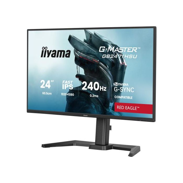 Iiyama Gb2471Hsu-B1 Pantalla para Pc 60,5 Cm (23.8") 1920 X 1080 Pixeles Negro 2