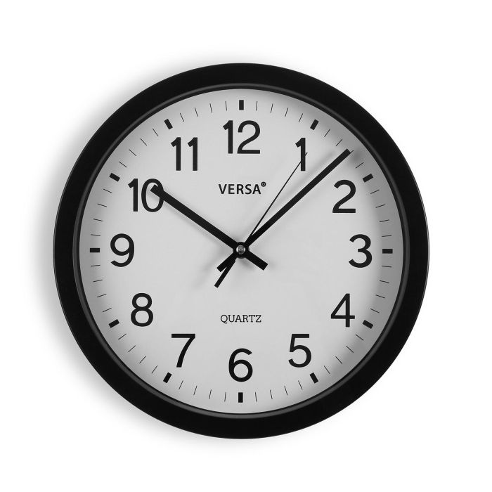 Reloj Negro 30 Cm Versa (2 Unidades) Reloj Negro 30 Cm Versa (2 Unidades)