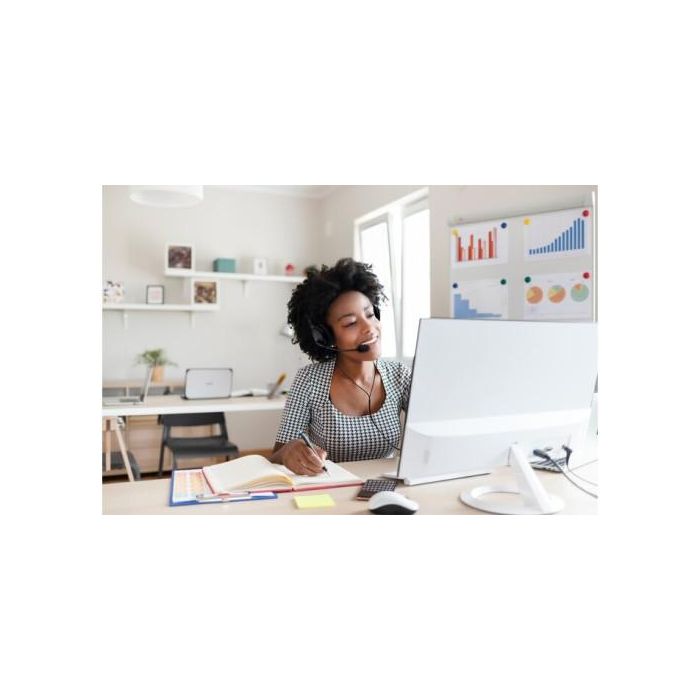 Kensington K33065WW Auriculares Hi-Fi USB con Micrófono y Control de Volumen para Oficina y Centro de Llamadas