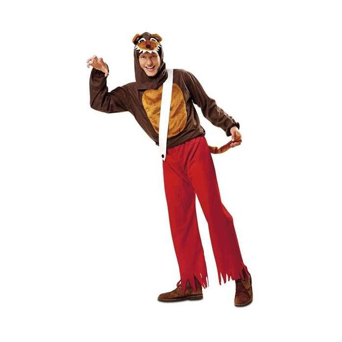 Disfraz lobo feroz camisa, pantalón, tirante, cabeza y rabo talla XXL 1 Disfraz lobo feroz camisa, pantalón, tirante, cabeza y rabo talla XXL 1