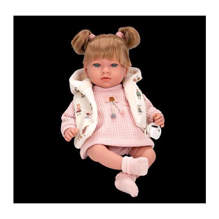Muñeca elegance 40 cm aria rosa c/mecamismo risa try me 5 Muñeca elegance 40 cm aria rosa c/mecamismo risa try me 5