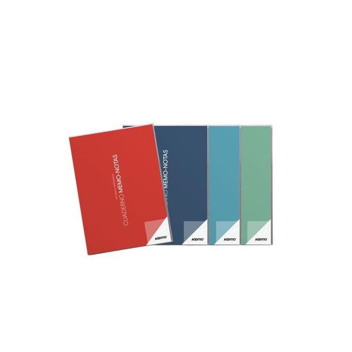 Additio Cuaderno Memo-Notas A4 PVC 128 Páginas Para Profesorado - Colores Surtidos