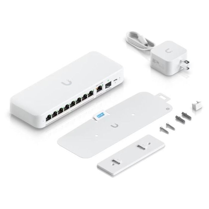 Ubiquiti 60 Gbps, Forwarding Rate 45 Mpps, 256 VLANs Soportadas, Alimentación AC/DC Externa 15W 1 Ubiquiti 60 Gbps, Forwarding Rate 45 Mpps, 256 VLANs Soportadas, Alimentación AC/DC Externa 15W 1