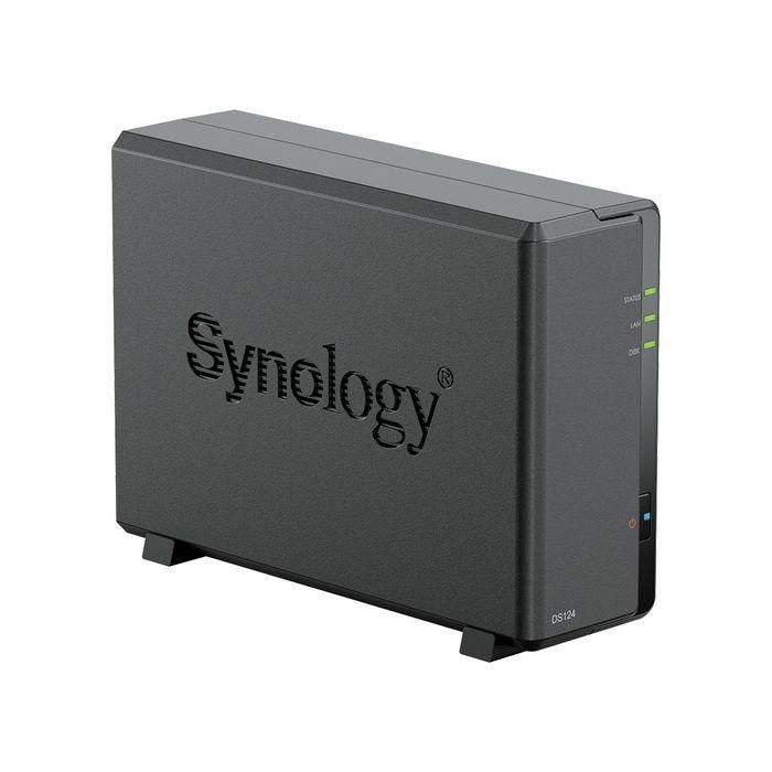 SYNOLOGY DS124 NAS Servidor de Almacenamiento Escritorio Realtek RTD1619B 1.7GHz 1GB DDR4 0TB DiskStation Manager Negro 3 SYNOLOGY DS124 NAS Servidor de Almacenamiento Escritorio Realtek RTD1619B 1.7GHz 1GB DDR4 0TB DiskStation Manager Negro 3