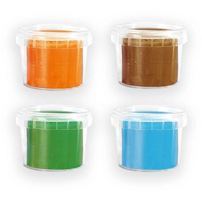 SES CREATIVE AAAAR50291 Plastilina Vegana Sin Gluten Lavable (4x90gr) - Colección Siéntete Bien 3