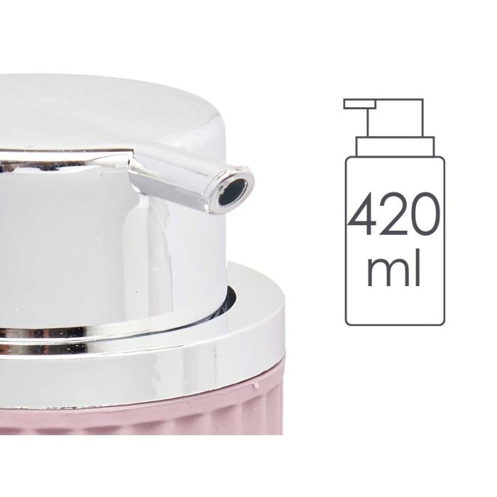 Dispensador de Jabón Rosa Berilo 420 ml - 7x14.5x8.5 cm (32 Unidades) 3 Dispensador de Jabón Rosa Berilo 420 ml - 7x14.5x8.5 cm (32 Unidades) 3