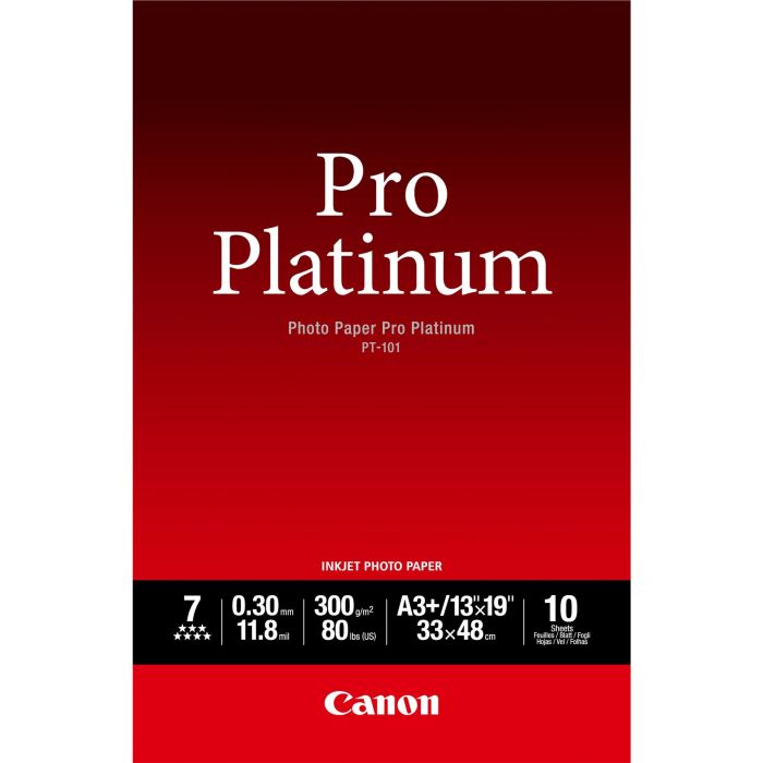 Canon 2768B018 Fotopapel A3+ 10 Hojas 300g/m² para impresiones de alta calidad