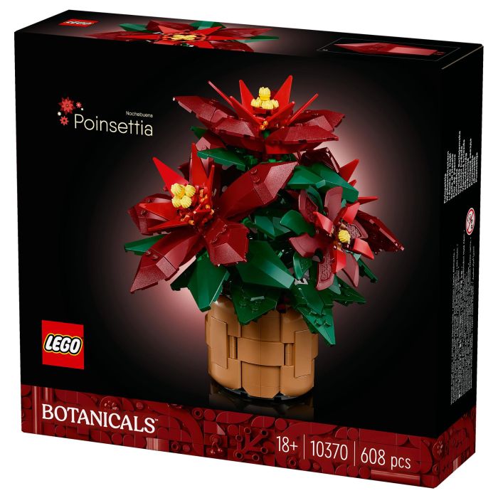 LEGO 10370 Icons Flor de Pascua, Juego Construcción 608 Piezas, 18+ Años 38