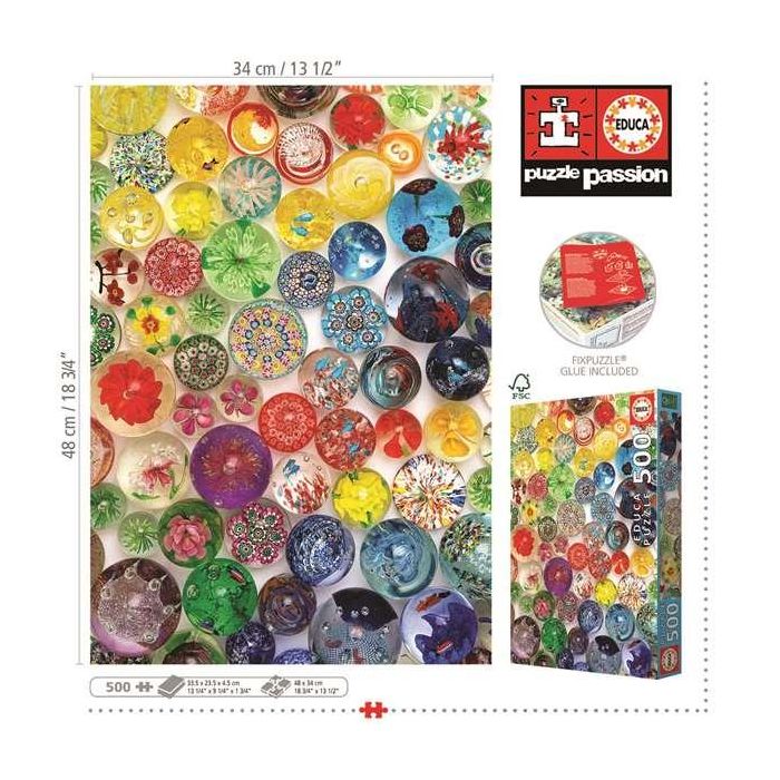 Puzzle 500 piezas bolas de fantasía 8 Puzzle 500 piezas bolas de fantasía 8