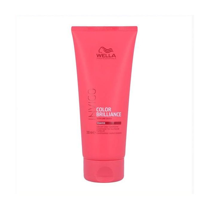Wella Invigo Brilliance Acondicionador Grueso 200 ml - Mejora la superficie del cabello y color con Anti Oxidant Shield