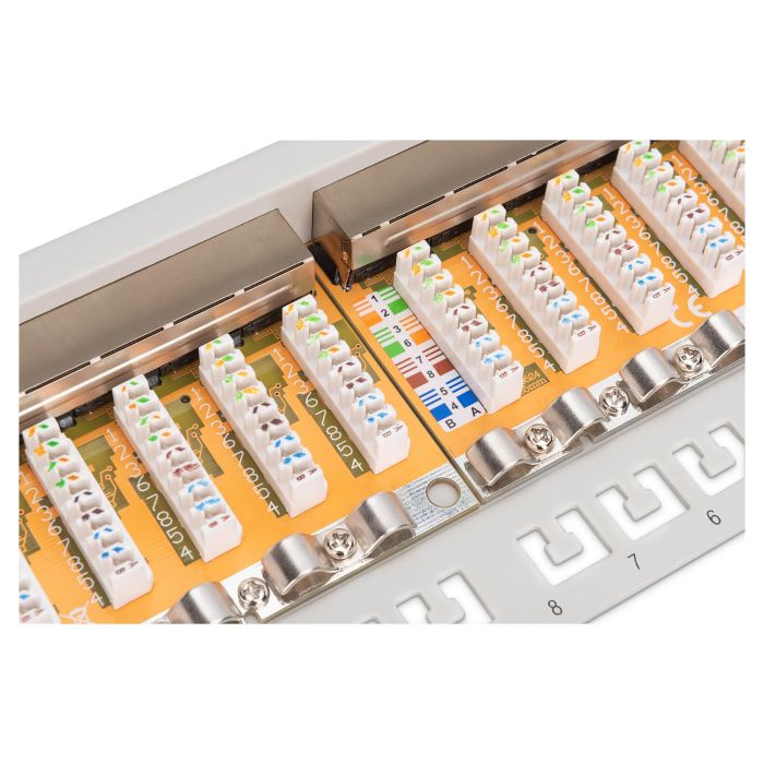 Digitus Patchpanel 1HE 24-Port Cat6 RJ-45 Gris