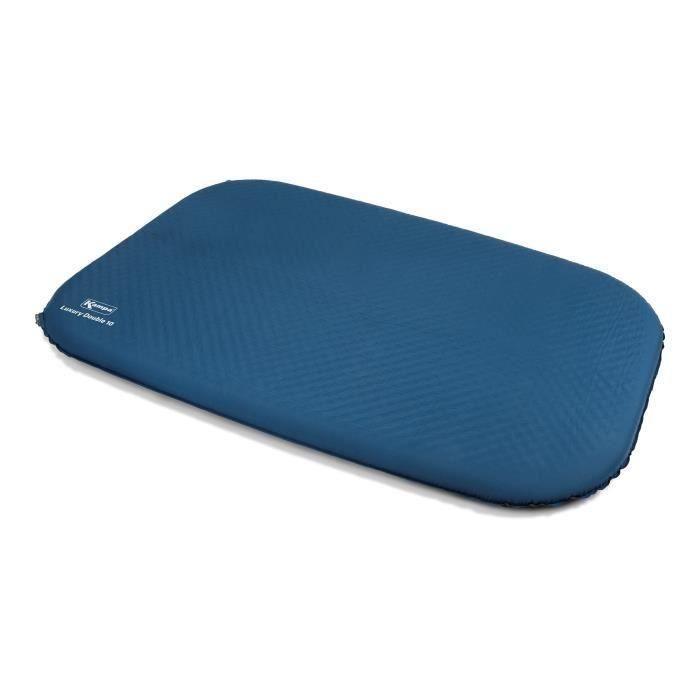 Colchón autoinflable - KAMPA - Luxury 10 SIM Doble - 2 personas - 1,98 mx 1,30 m - Azul 1 Colchón autoinflable - KAMPA - Luxury 10 SIM Doble - 2 personas - 1,98 mx 1,30 m - Azul 1