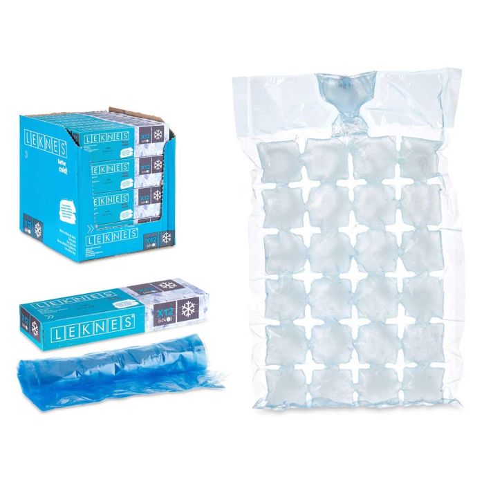 Bolsa 24 Cubitos De Hielo 12Uds Leknes 20X6CM (32 Unidades) Bolsa 24 Cubitos De Hielo 12Uds Leknes 20X6CM (32 Unidades)