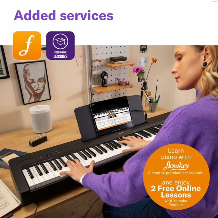 Teclado YAMAHA P-145BT 2