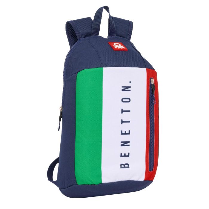 Mochila Casual Benetton Flag Azul marino 22 x 39 x 10 cm