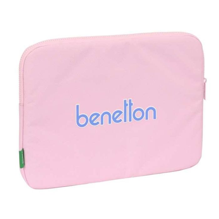 Funda para Portátil Benetton Pink Rosa (34 x 25 x 2 cm) 1