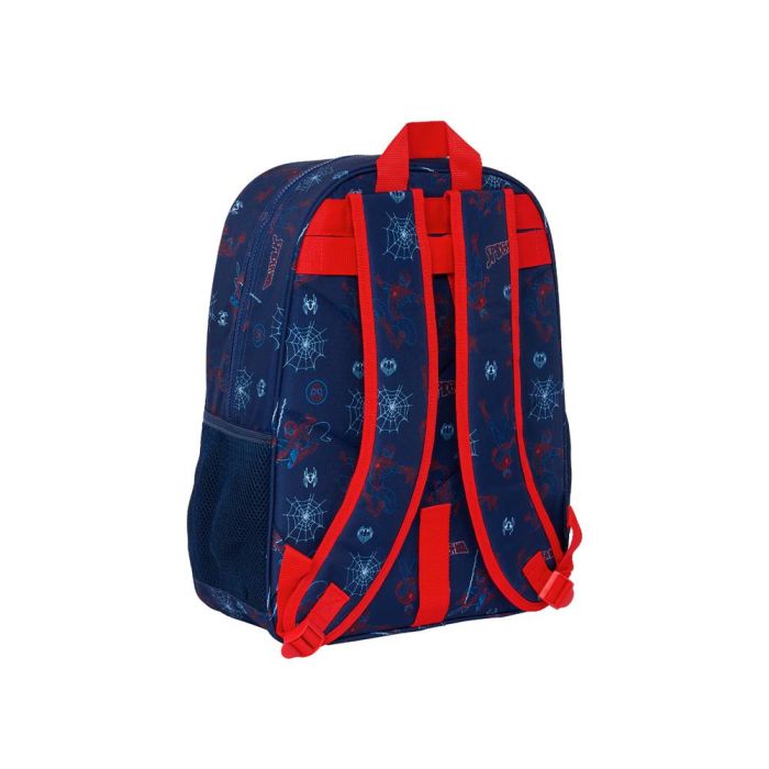 Mochila Escolar Spider-Man Neon Azul marino 33 x 42 x 14 cm 1