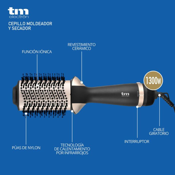 Cepillo Moldeador TM Electron 220-240V 50-60Hz 4