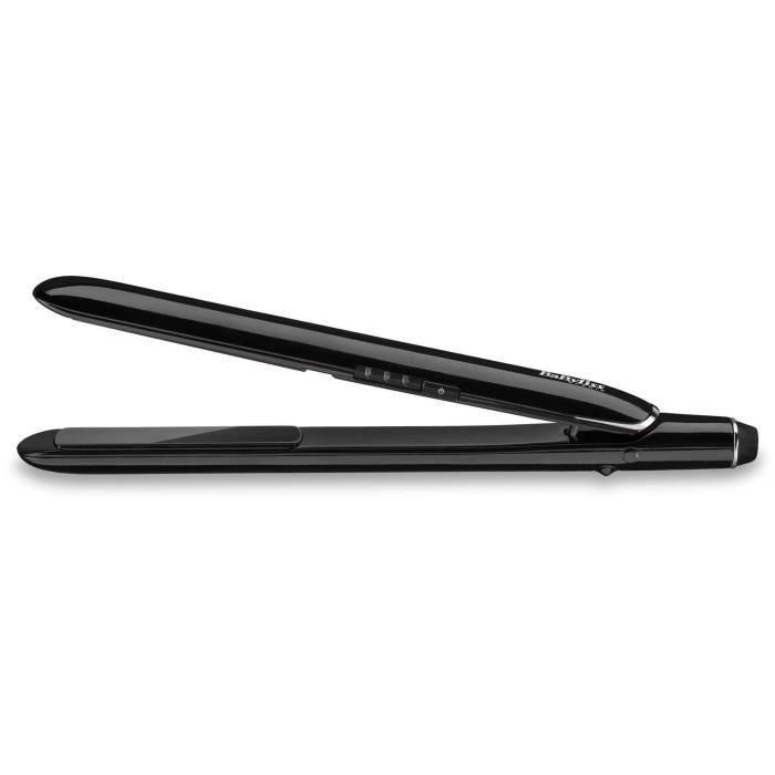 Babyliss Plancha de Pelo ST255E Smooth Styling Cerámica Iónica Turmalina 230°C Estuche Termorresistente Cable Giratorio 2.5m