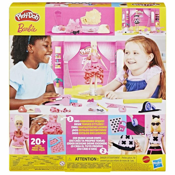 Juego de Plastilina Play-Doh Barbie Designer Fashion Show Multicolor 8 Juego de Plastilina Play-Doh Barbie Designer Fashion Show Multicolor 8