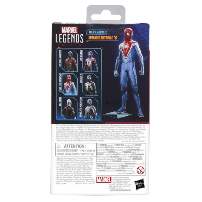 Hasbro Marvel Legends Series Figura Coleccionable Miles Morales Spider-Man 2 Gamerverse Traje mejorado 15cm Articulada 4 accesorios 3 Hasbro Marvel Legends Series Figura Coleccionable Miles Morales Spider-Man 2 Gamerverse Traje mejorado 15cm Articulada 4 accesorios 3