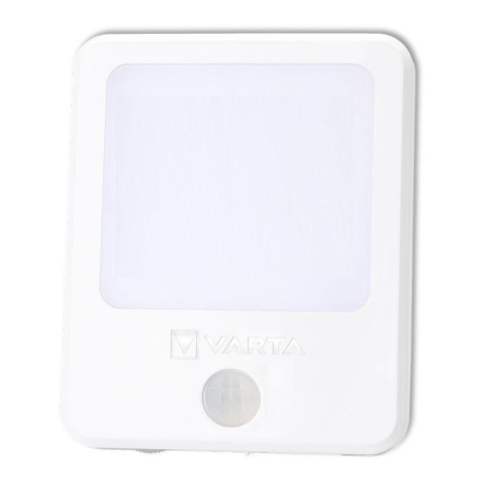 Varta Piloto de noche con sensor de movimiento, luz cálida regulable, 18 lm, ángulo 120°, apagado automático Varta Piloto de noche con sensor de movimiento, luz cálida regulable, 18 lm, ángulo 120°, apagado automático