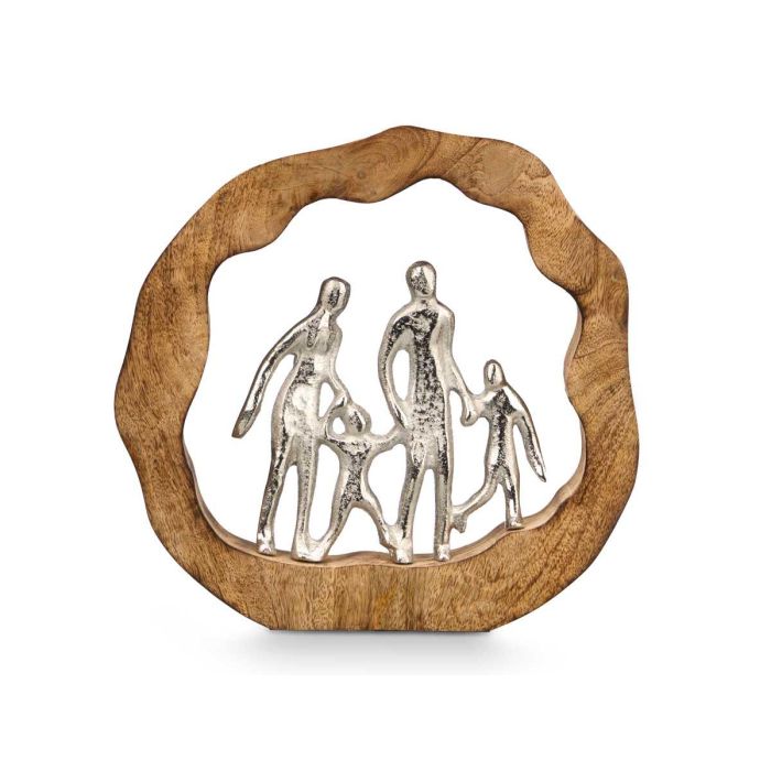 Soporte Decoracion Familia Plateado Giftdecor 25X23CM (6 Unidades) 2 Soporte Decoracion Familia Plateado Giftdecor 25X23CM (6 Unidades) 2